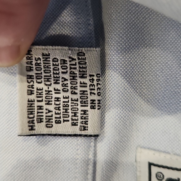 L.L. Bean Light Blue Button-Up Dress Shirt - Picture 7 of 8